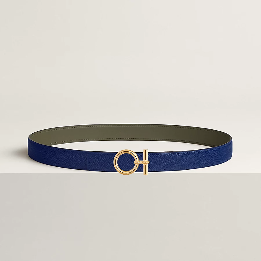 Flot belt buckle & Reversible leather strap 24 mm - Image 2